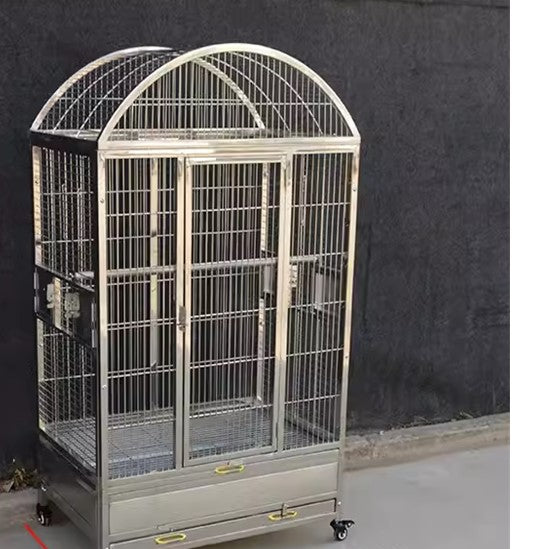 View of Stainless Steel Large Parrot Dome (SD89A) – Exotic Aviaries