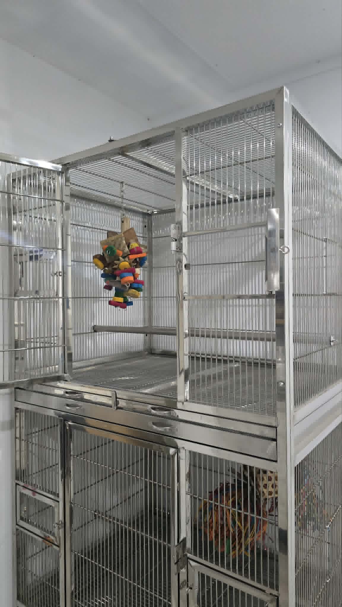 Stainless Steel Twin Cage (SD100C) Double Stacker