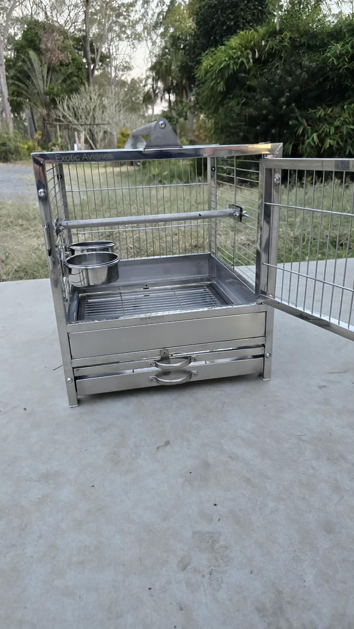 Stainless Steel Tiny Carry Cage (CUS04)