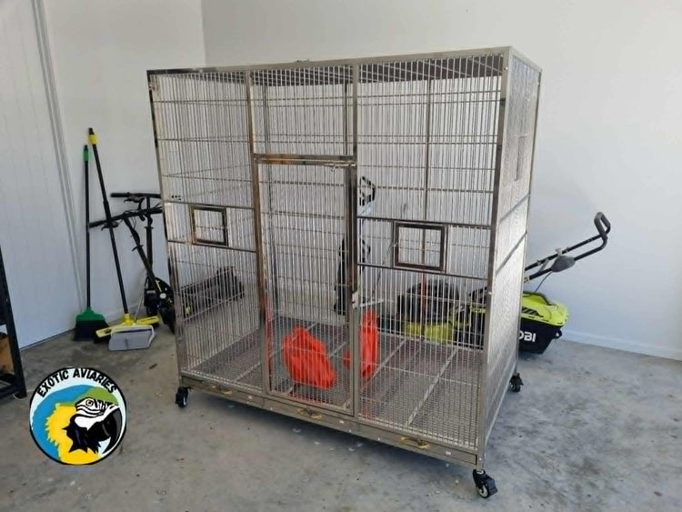 Stainless Steel Large Cage (SD170A) Flat Roof