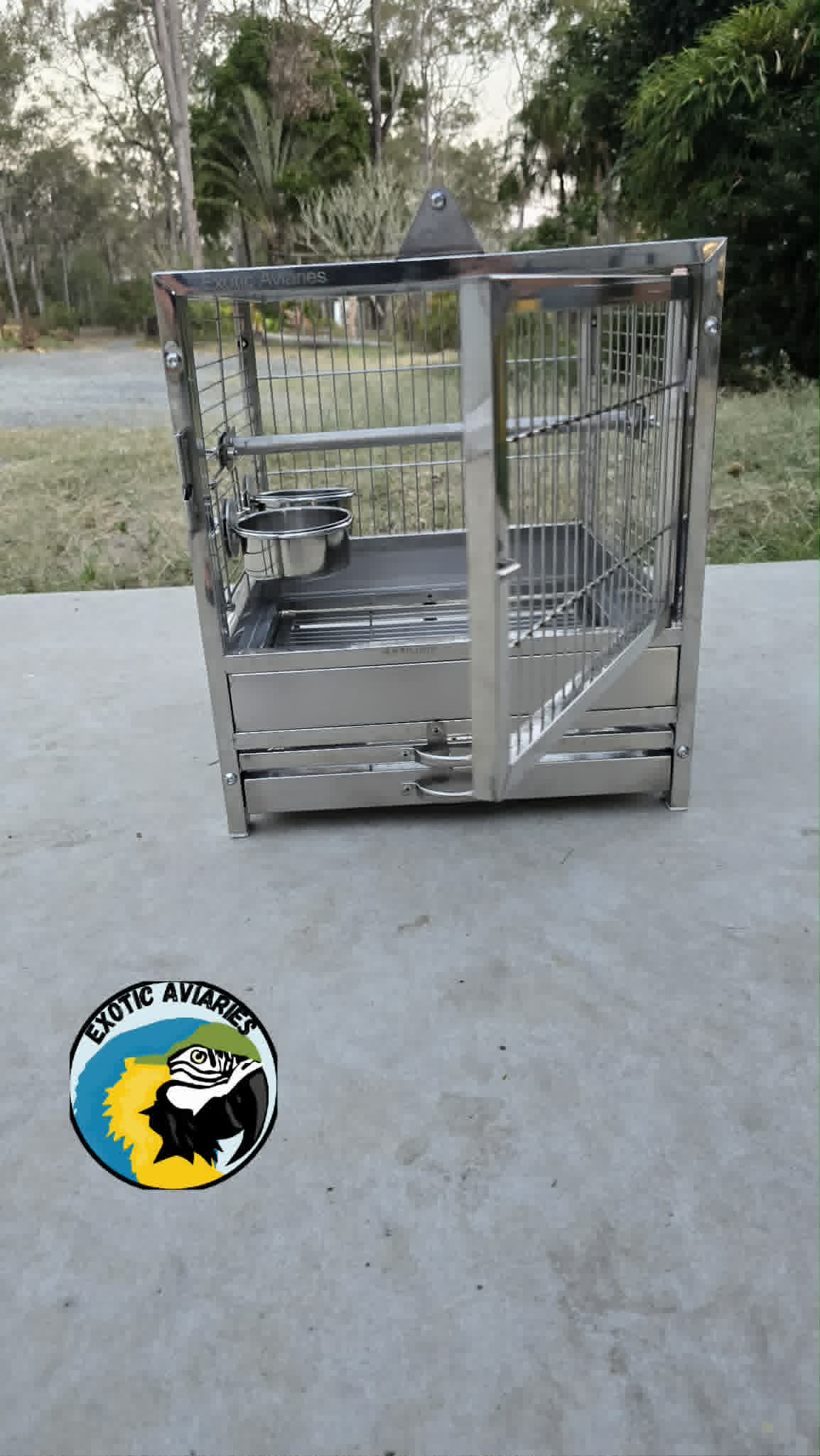 Stainless Steel Tiny Carry Cage (CUS04)