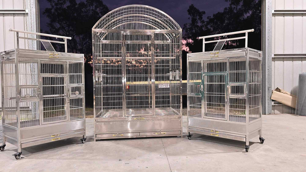 Stainless Steel X Large Parrot Dome (SD121A) – Exotic Aviaries