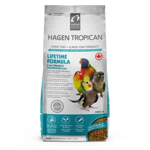 Tropican Lifetime Pellets - Small Parrot / Cockatiel
