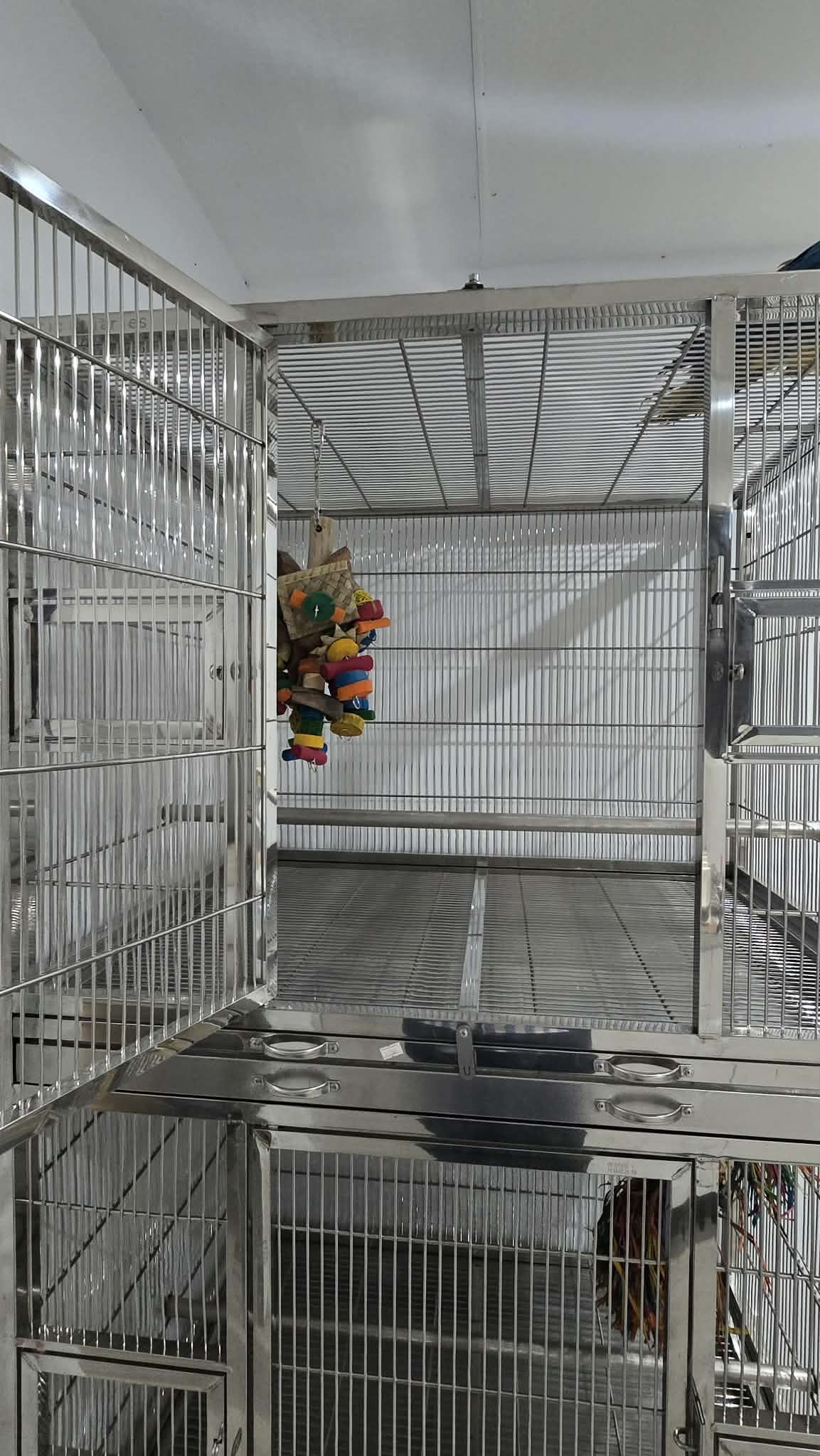 Stainless Steel Twin Cage (SD100C) Double Stacker