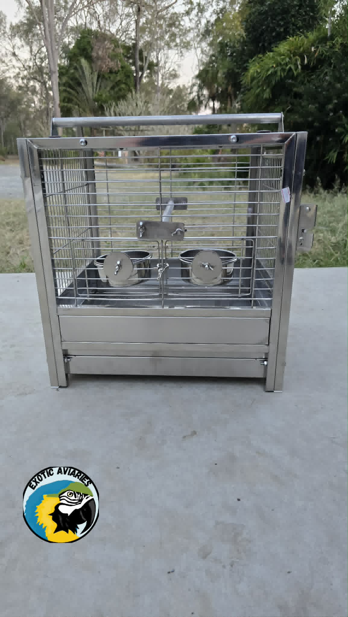 Stainless Steel Tiny Carry Cage (CUS04)