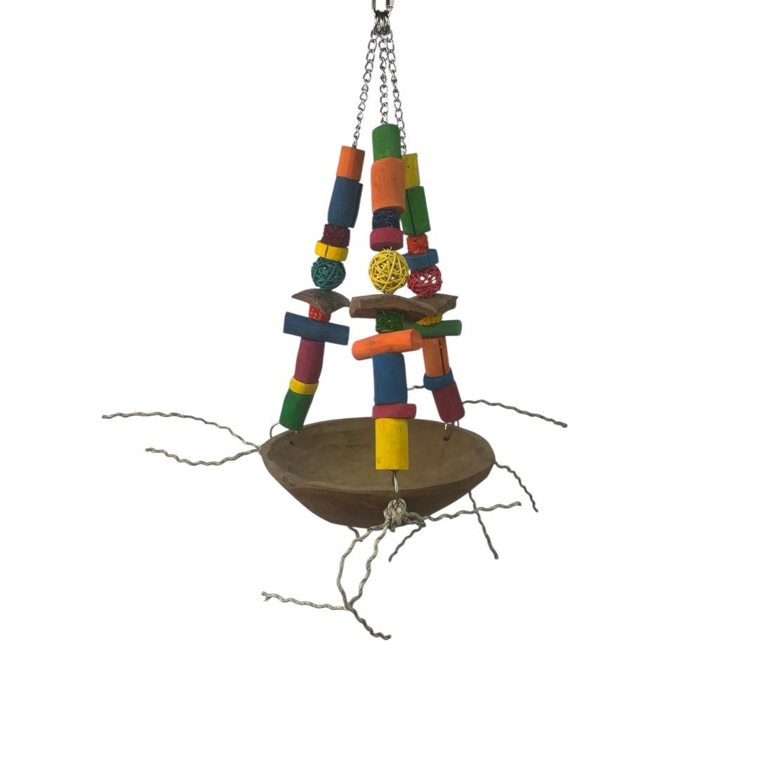 Nino's Java Hanging Feeder Bowl